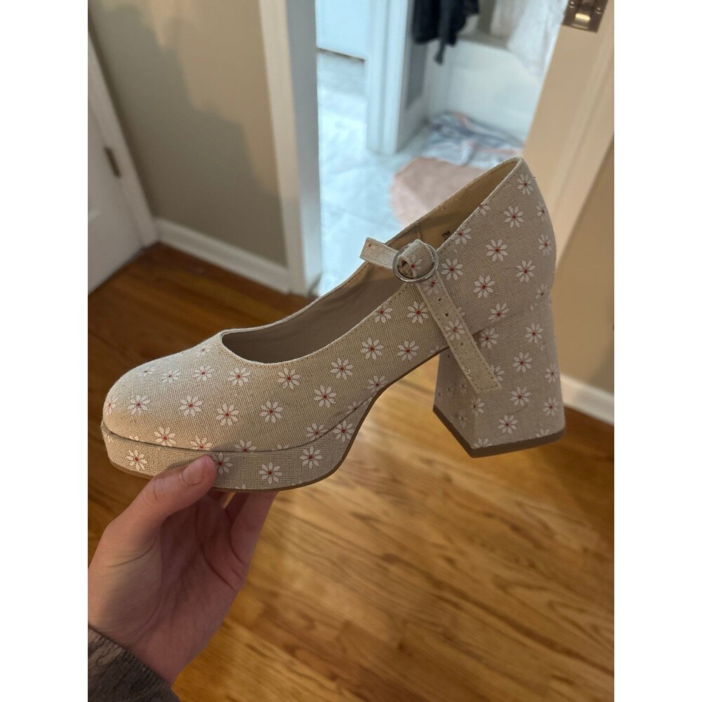 Madden girl floral wedge heel